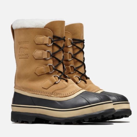 Sorel Other - SOREL CARIBOU SHERPA SUEDE SNOW BOOTS